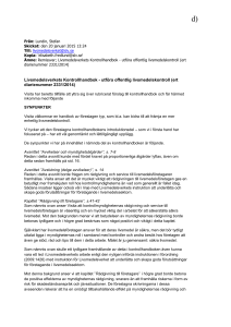 Livsmedelsverkets Kontrollhandbok - utföra offentlig