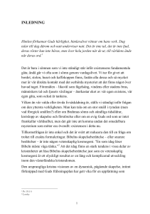 08. Inledning, Skapelsen