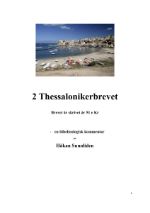 2 Thessalonikerbrevet
