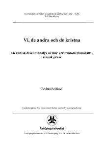 Vi, de andra och de kristna