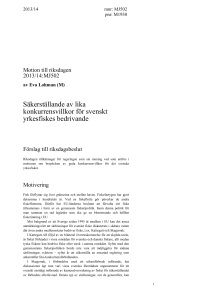 Motivering - Riksdagens öppna data