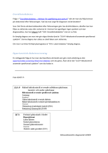 Graviditetsdiabetes Opportunistisk diabetesscreening