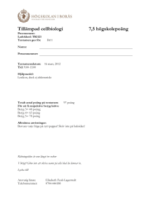 Tillämpad cellbiologi 7,5 högskolepoäng