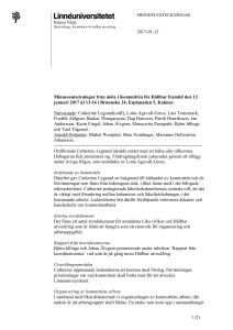 Beslut/Missiv - Linnéuniversitetet