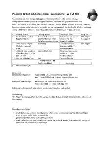 Planering 8D: KOL och kolföreningar (organisk kemi) , v2