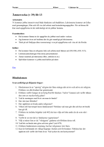 Ämnesplanering Hinduism Buddhism 9GH ht13 (20 kB, docx)