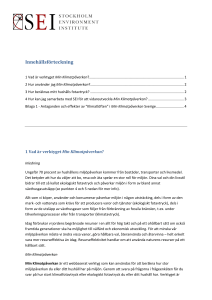 Min Klimatpåverkan