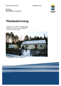 Planbeskrivning