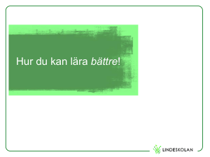 Vi kan tipsa dig om hur du kan lära dig bättre Specialpedagogerna