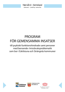 MÅL för gemensamma insatser
