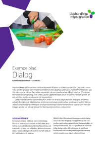 Dialog - Upphandlingsmyndigheten