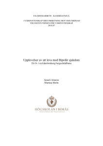 Upplevelser av att leva med Bipolär sjukdom