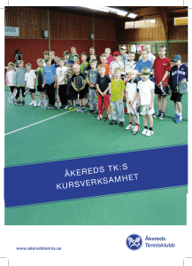 Åkereds TK kursverksamhet