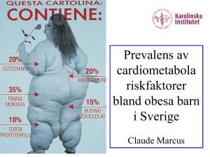 C Marcus - BORIS – BarnObesitasRegister i Sverige