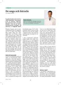 Vi hörs nummer 2/2012 Fokus på ungas ljudmiljö