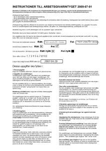 Arbetsgivarintyg”. - Unionen A