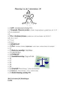Planering i so, åk