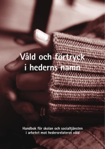 Våld och förtryck i hederns namn.indd