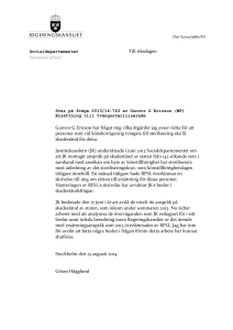 Ersättning till tvångssteriliserade