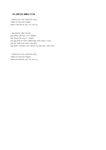 Psalm 139:12, Mika 7:7-8 Text - Christian Braw