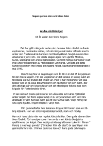 Andra världskriget 65 år sedan den Stora Segern Det