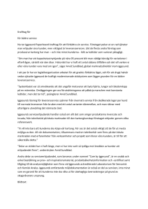 Krafttag för för bättre service Nu tar Iggesund Paperboard krafttag för