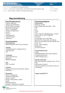 Mag-, tarmblödning