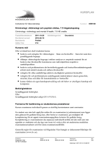 viktimologi och psykisk ohälsa