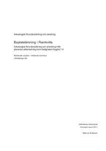 Boplatslämning i Ramkvilla