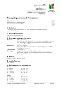 Provtagningsanvisning B