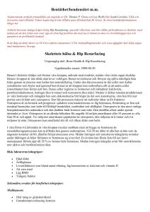 Dr. Thomas Gross artikel på bentäthet