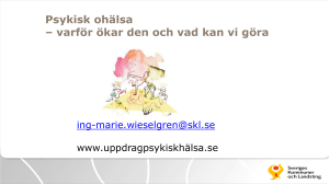 Psykisk ohälsa – varför ökar den och vad kan vi göra