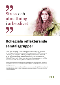Stress och utmattning i arbetslivet