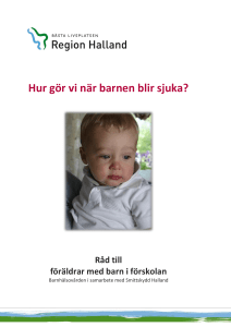 Hur gör vi när barnen blir sjuka?