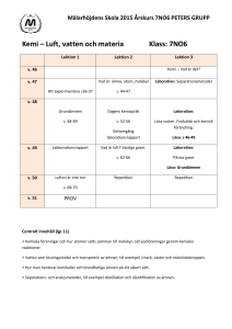 planering 7NO6 Luft vatten och materia