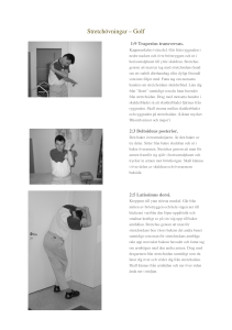 Stretchövningar – Golf