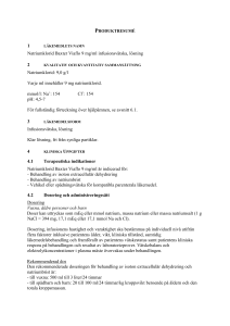 Natriumklorid Baxter Viaflo solution for infusion SmPC