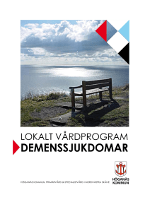 Demensjukdomar- Lokalt vårdprogram