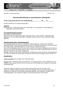 Föreskrifter för isotopundersökning