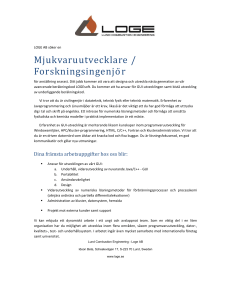 Examensarbete 20 p