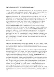 Judendomen i det israeliska samhället