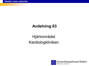 VFU-presentation - Region Örebro län