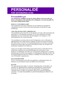 personalidé - Göteborgs Stad