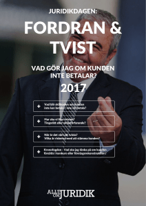 Informationsblad - Juridikdagen