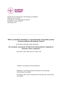 Bidrar systematiska skattningar av beteendemässiga och