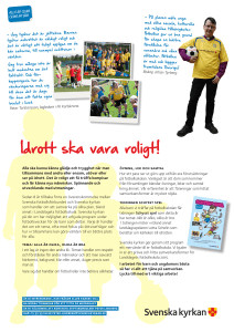 Idrott ska vara roligt!