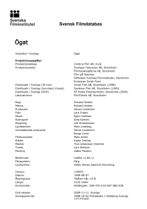 Svensk Filmdatabas - Ögat