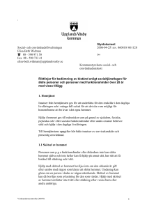 Social- och omvårdnadsförvaltningen 2006-04