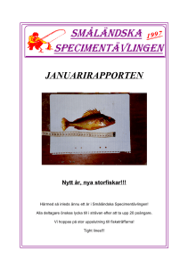 JANUARIRAPPORTEN