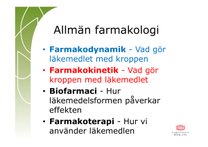 Allmän farmakologi